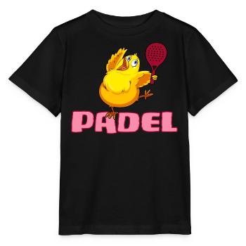 Padel Padel Tennis Magenta-Padel-Chick Paddle - Stanley/Stella MINI CREATOR Kids’ T-Shirt - black - Front - Mikhail (115cm)