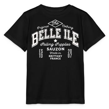 Belle Ile Segelzubehör - Stanley/Stella Kinder T-Shirt MINI CREATOR  - Schwarz - Vorne - Mikhail (115cm)