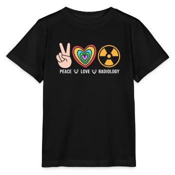 Radiologie Nuklear Atom Nuklearmedizin - Stanley/Stella Kinder T-Shirt MINI CREATOR  - Schwarz - Vorne - Mikhail (115cm)