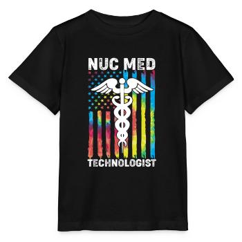 Radiologie Nuklear Atom Nuklearmedizin - Stanley/Stella Kinder T-Shirt MINI CREATOR  - Schwarz - Vorne - Mikhail (115cm)