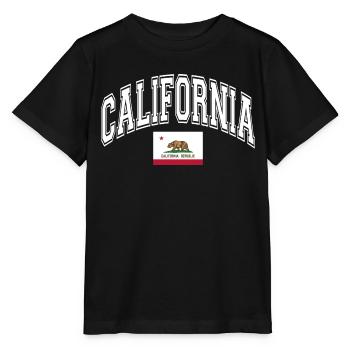 Kalifornien - Stanley/Stella Kinder T-Shirt MINI CREATOR  - Schwarz - Vorne - Mikhail (115cm)