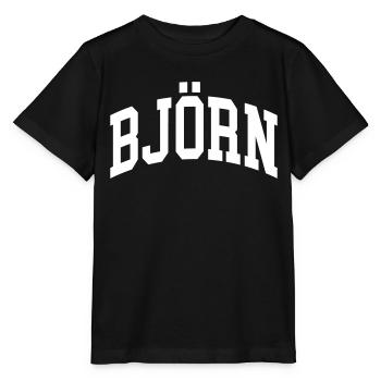 Björn - Stanley/Stella Kinder T-Shirt MINI CREATOR  - Schwarz - Vorne - Mikhail (115cm)