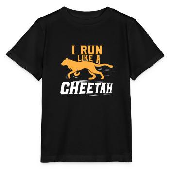 cheetah - Stanley/Stella MINI CREATOR Kids’ T-Shirt - black - Front - Mikhail (115cm)