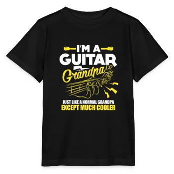 Guitarist Grandpa Grandpa - Stanley/Stella MINI CREATOR Kids’ T-Shirt - black - Front - Mikhail (115cm)