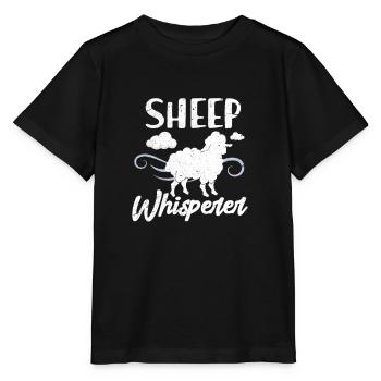 Mouton mouton mouton mouton agneau agneau cadeau - T-shirt bio MINI CREATOR Stanley/Stella Enfant - noir - Devant - Mikhail (115cm)