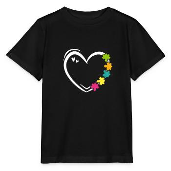 Autism Autist Asperger Syndrome Gift - T-shirt bio MINI CREATOR Stanley/Stella Enfant - noir - Devant - Mikhail (115cm)