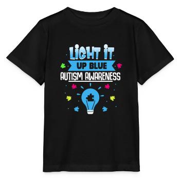 autisme - T-shirt bio MINI CREATOR Stanley/Stella Enfant - noir - Devant - Mikhail (115cm)