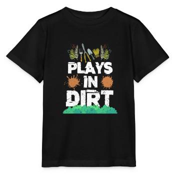 Gartenarbeit - Stanley/Stella Kinder T-Shirt MINI CREATOR  - Schwarz - Vorne - Mikhail (115cm)