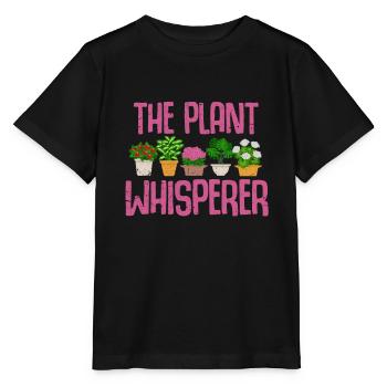 plante - T-shirt bio MINI CREATOR Stanley/Stella Enfant - noir - Devant - Mikhail (115cm)