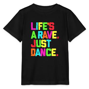 Rave danse - T-shirt bio MINI CREATOR Stanley/Stella Enfant - noir - Devant - Mikhail (115cm)