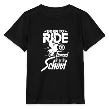 École de motocross - T-shirt bio MINI CREATOR Stanley/Stella Enfant - noir - Devant - Mikhail (115cm)