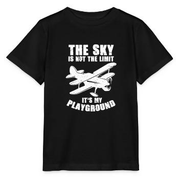 Pilote Avion Avions Vol Cadeau - T-shirt bio MINI CREATOR Stanley/Stella Enfant - noir - Devant - Mikhail (115cm)