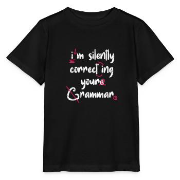 Cadeau de l'examen d'enseignant - T-shirt bio MINI CREATOR Stanley/Stella Enfant - noir - Devant - Mikhail (115cm)
