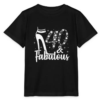 40. Geburtstag - Stanley/Stella Kinder T-Shirt MINI CREATOR  - Schwarz - Vorne - Mikhail (115cm)