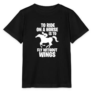 Reiterin - Stanley/Stella Kinder T-Shirt MINI CREATOR  - Schwarz - Vorne - Mikhail (115cm)