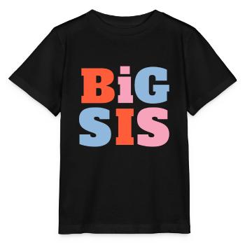 Big SiS Soeur Grande Sœur - T-shirt bio MINI CREATOR Stanley/Stella Enfant - noir - Devant - Mikhail (115cm)