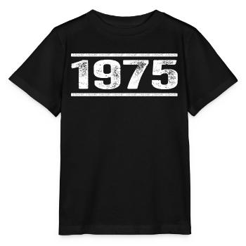 1975 Retro 1975 Birthday 1975 Vintage 1975 - Stanley/Stella MINI CREATOR Kids’ T-Shirt - black - Front - Mikhail (115cm)