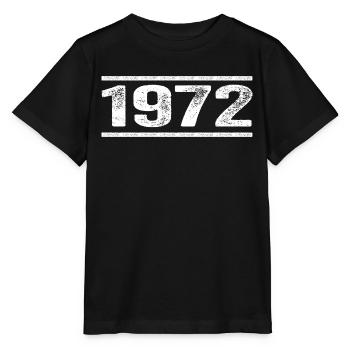 1972 Retro 1972 Geburtstag 1972 Vintage 1972 - Stanley/Stella Kinder T-Shirt MINI CREATOR  - Schwarz - Vorne - Mikhail (115cm)