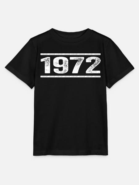 1972 Retro 1972 Geburtstag 1972 Vintage 1972 - T-shirt MINI CREATOR barn från Stanley/Stella - svart