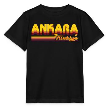 Ankara, design de vacances de la capitale turque - T-shirt bio MINI CREATOR Stanley/Stella Enfant - noir - Devant - Mikhail (115cm)