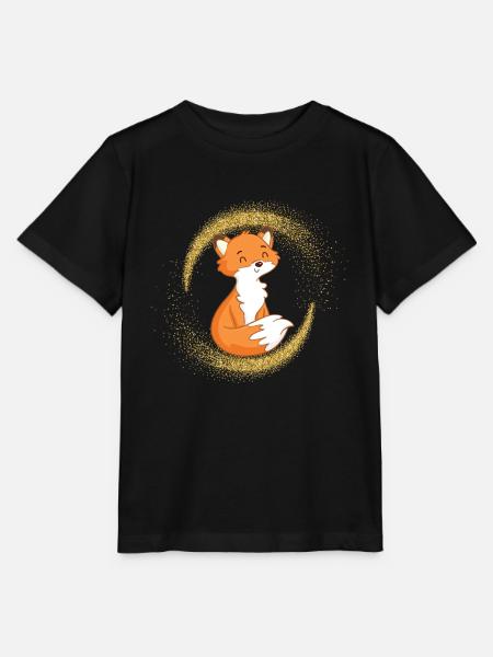 Fuchs Glitzer - Stanley/Stella Kinder T-Shirt MINI CREATOR  - Schwarz