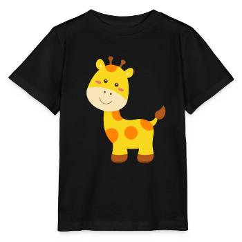 Baby Giraffe Kids Giraffe Baby - Stanley/Stella MINI CREATOR Kids’ T-Shirt - black - Front - Mikhail (115cm)
