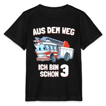 3. Geburtstag Ich bin schon 3 Jahr - Stanley/Stella Kinder T-Shirt MINI CREATOR  - Schwarz - Vorne - Mikhail (115cm)