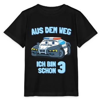 3. Geburtstag Ich bin schon 3 Jahr - Stanley/Stella Kinder T-Shirt MINI CREATOR  - Schwarz - Vorne - Mikhail (115cm)