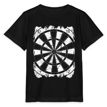 Dart Outfit Darts Trikot Dartmannschaft - Stanley/Stella Kinder T-Shirt MINI CREATOR  - Schwarz - Vorne - Mikhail (115cm)