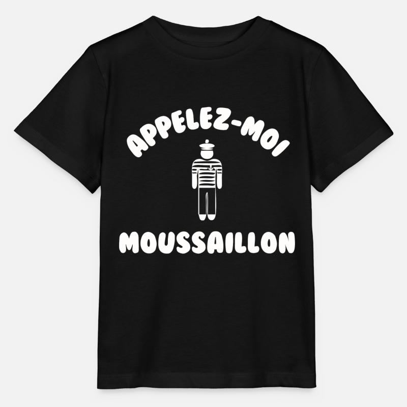 Appelez moi moussaillon - T-shirt bio MINI CREATOR Stanley/Stella Enfant - noir