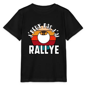 J’peux pas j’ai rallye - T-shirt bio MINI CREATOR Stanley/Stella Enfant - noir - Devant - Mikhail (115cm)