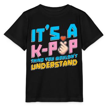 Koreanischer Pop Musiker Geschenk Lustiges K Pop - Stanley/Stella Kinder T-Shirt MINI CREATOR  - Schwarz - Vorne - Mikhail (115cm)
