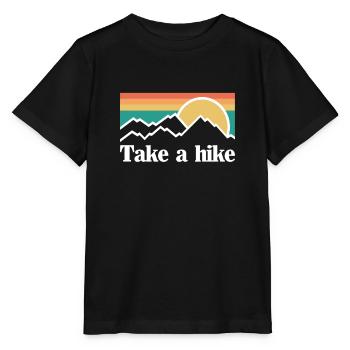 eine Wanderung machen - Stanley/Stella Kinder T-Shirt MINI CREATOR  - Schwarz - Vorne - Mikhail (115cm)
