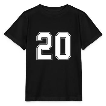 20 Jahre Trikotnummer 20 - Stanley/Stella Kinder T-Shirt MINI CREATOR  - Schwarz - Vorne - Mikhail (115cm)