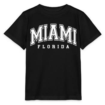 Miami - Stanley/Stella Kinder T-Shirt MINI CREATOR  - Schwarz - Vorne - Mikhail (115cm)
