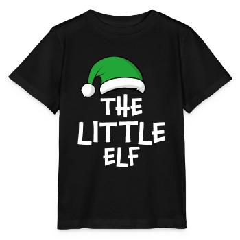 The Little Elf - Stanley/Stella MINI CREATOR Kids’ T-Shirt - black - Front - Mikhail (115cm)