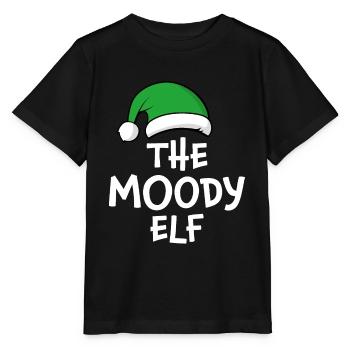 The Moody Elf - Stanley/Stella MINI CREATOR Kids’ T-Shirt - black - Front - Mikhail (115cm)