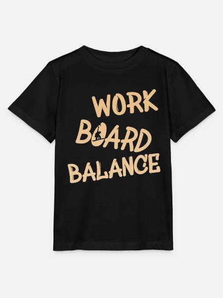 work board balance - Stanley/Stella Kinder T-Shirt MINI CREATOR  - Schwarz