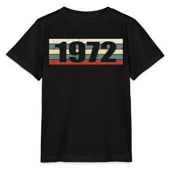 1972 Jahrgang 1972 Geschenk 1972 Geburtstag 1972 - Stanley/Stella Kinder T-Shirt MINI CREATOR  - Schwarz - Vorne - Mikhail (115cm)