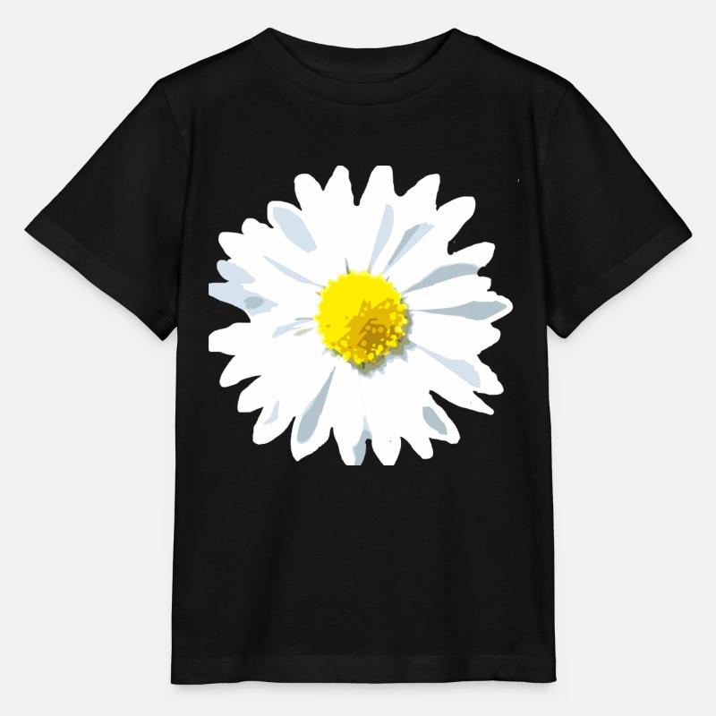 Gänseblume Blume - Stanley/Stella Kinder T-Shirt MINI CREATOR  - Schwarz