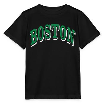 Boston - Stanley/Stella Kinder T-Shirt MINI CREATOR  - Schwarz - Vorne - Mikhail (115cm)