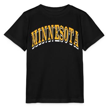 Minnesota - Stanley/Stella Kinder T-Shirt MINI CREATOR  - Schwarz - Vorne - Mikhail (115cm)