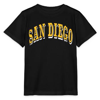 San Diego - T-shirt bio MINI CREATOR Stanley/Stella Enfant - noir - Devant - Mikhail (115cm)