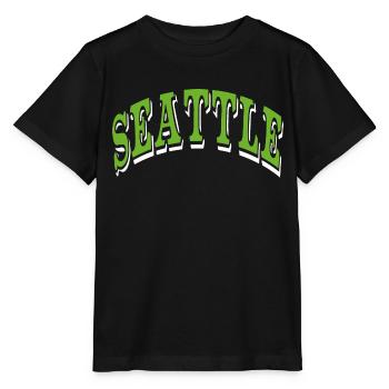 Seattle - Stanley/Stella Kinder T-Shirt MINI CREATOR  - Schwarz - Vorne - Mikhail (115cm)