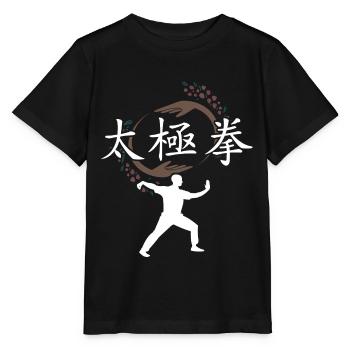 Tai Chi Chaun - Taijiquan - Schattenboxen - Stanley/Stella Kinder T-Shirt MINI CREATOR  - Schwarz - Vorne - Mikhail (115cm)