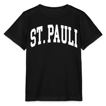 Saint-Pauli - T-shirt bio MINI CREATOR Stanley/Stella Enfant - noir - Devant - Mikhail (115cm)