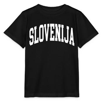 Slovénie - T-shirt bio MINI CREATOR Stanley/Stella Enfant - noir - Devant - Mikhail (115cm)