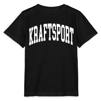 Kraftsport - Stanley/Stella Kinder T-Shirt MINI CREATOR  - Schwarz - Vorne - Mikhail (115cm)