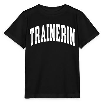 Trainerin - Stanley/Stella Kinder T-Shirt MINI CREATOR  - Schwarz - Vorne - Mikhail (115cm)