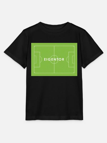 EIGENTOR Fußball Statement - Stanley/Stella Kinder T-Shirt MINI CREATOR - Schwarz